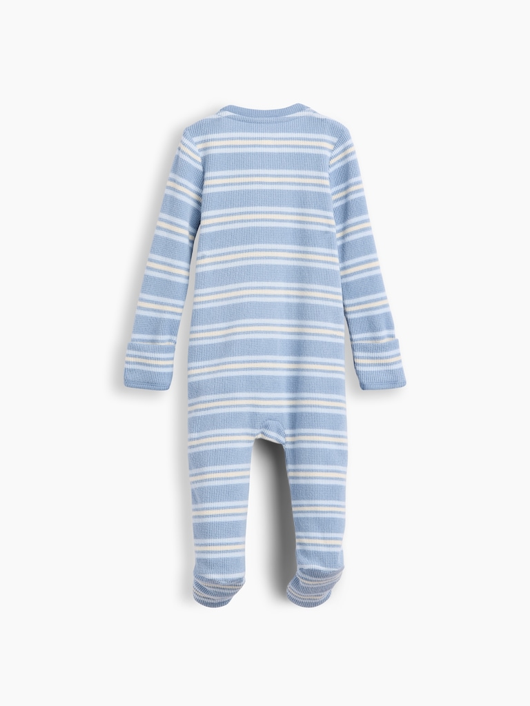 Baby Softspun Waffle Footed One-Piece