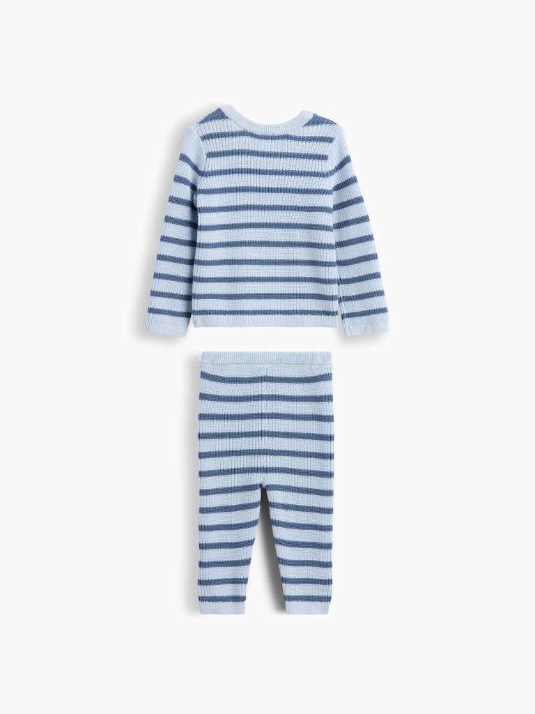 Baby Stripe Sweater Set