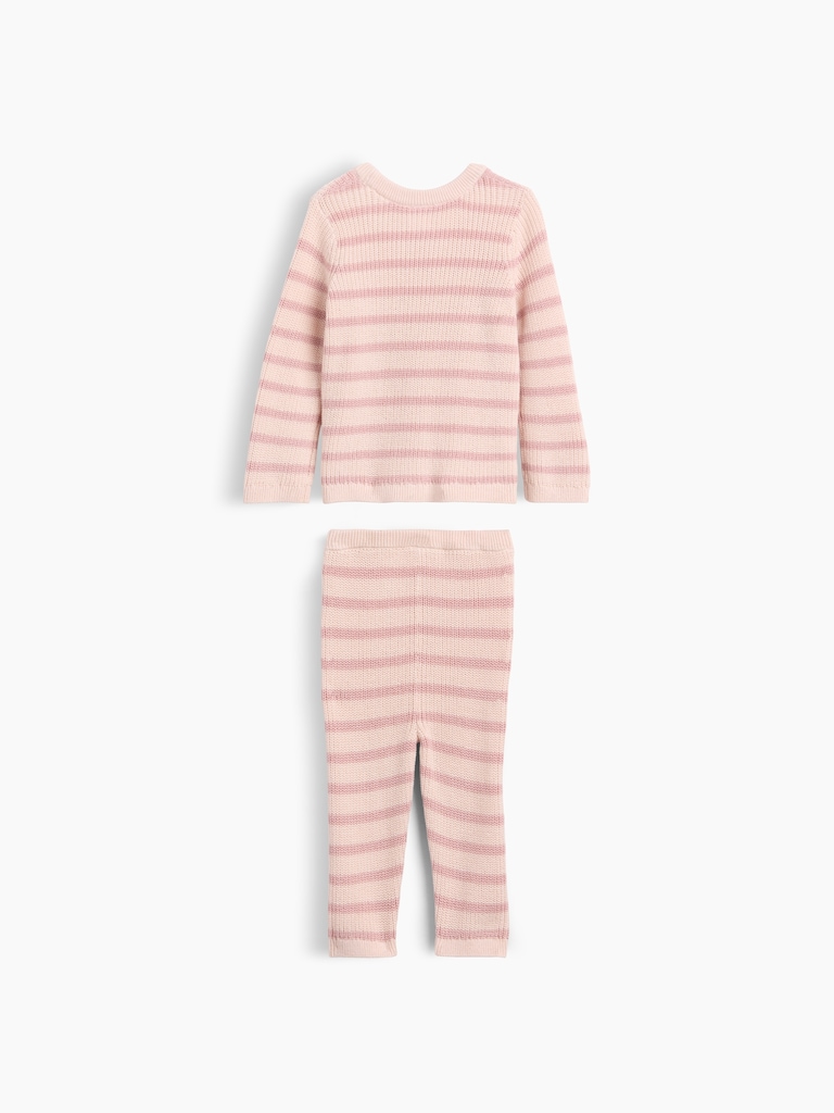 Baby Stripe Sweater Set