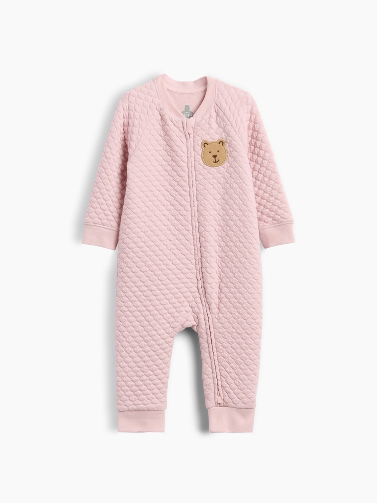 Baby Quilted Raglan One-Piece