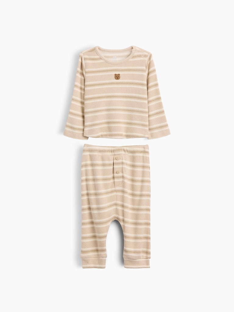 Baby Softspun Waffle Outfit Set