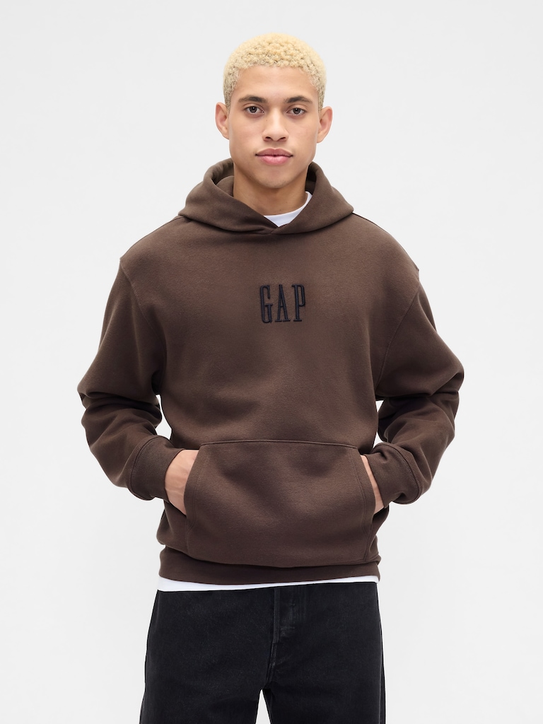 Adult Vintage Soft Oversized Gap Mini-Logo Hoodie
