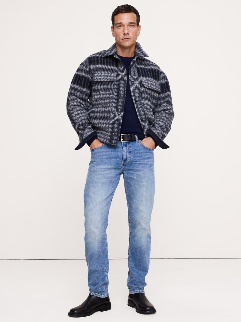Boiled Wool Shirt Jacket