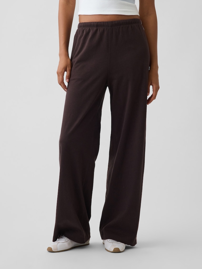 100% Heavyweight Cotton Relaxed Track Pants