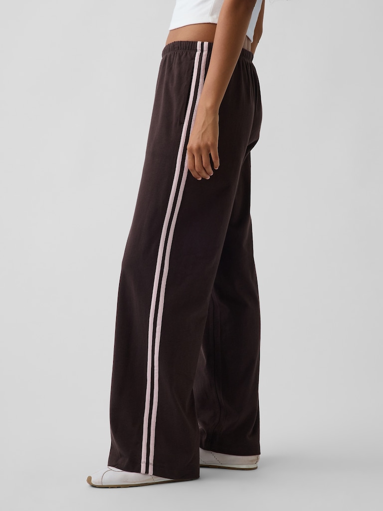 100% Heavyweight Cotton Relaxed Track Pants