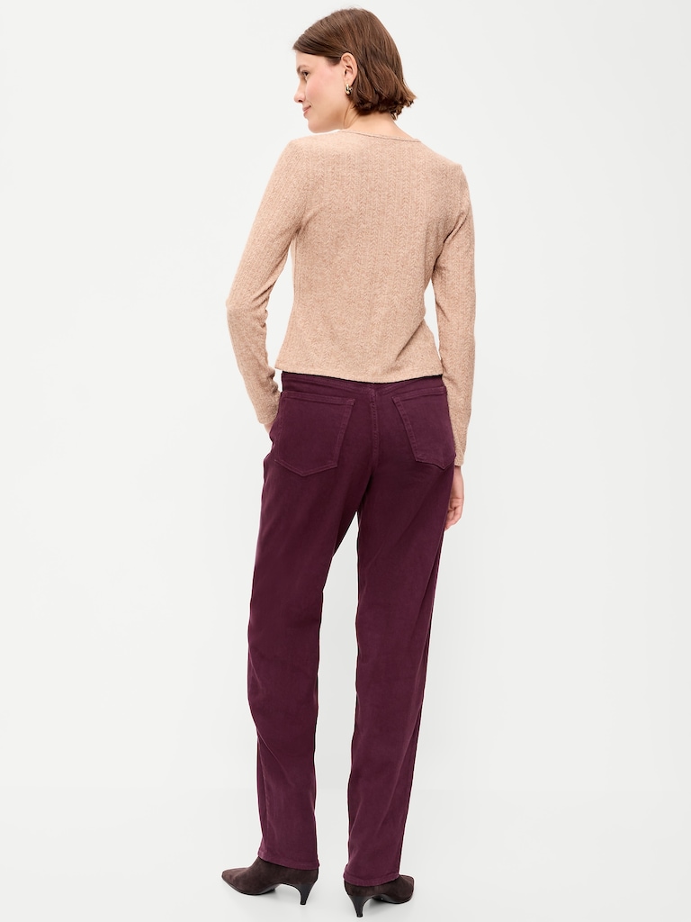 Jean OG ample à taille haute