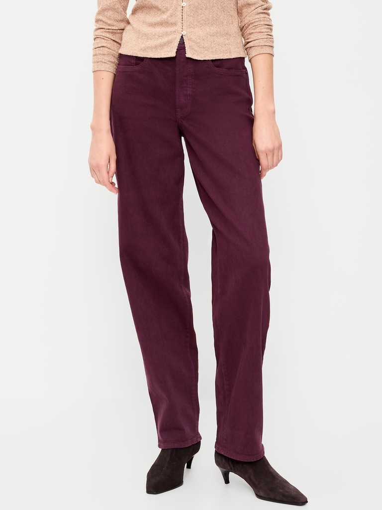 Jean OG ample à taille haute