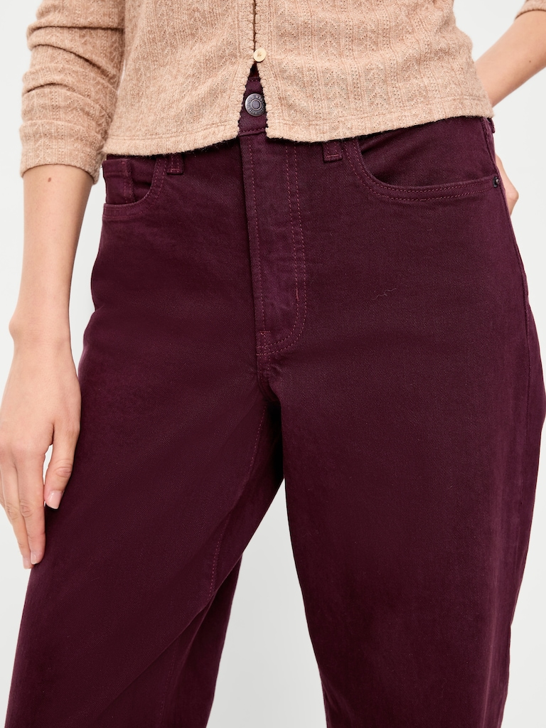 Jean OG ample à taille haute