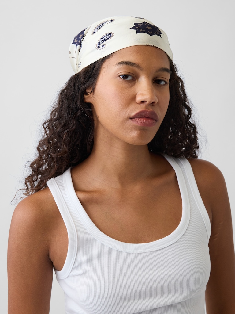 100% Silk Bandana