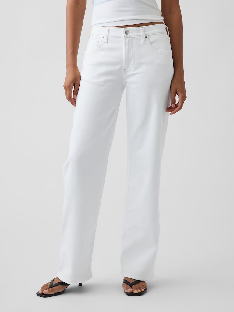 Low Rise Baggy Flare Jeans