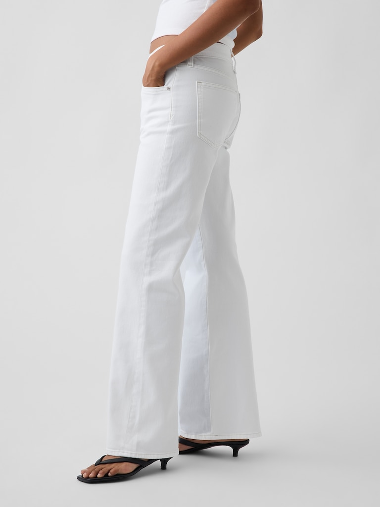 Low Rise Baggy Flare Jeans