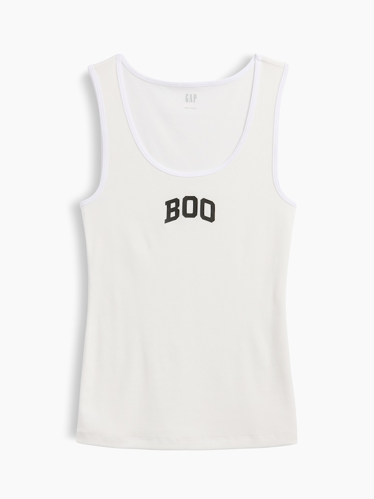 Gap Logo Ribbed Tank Top