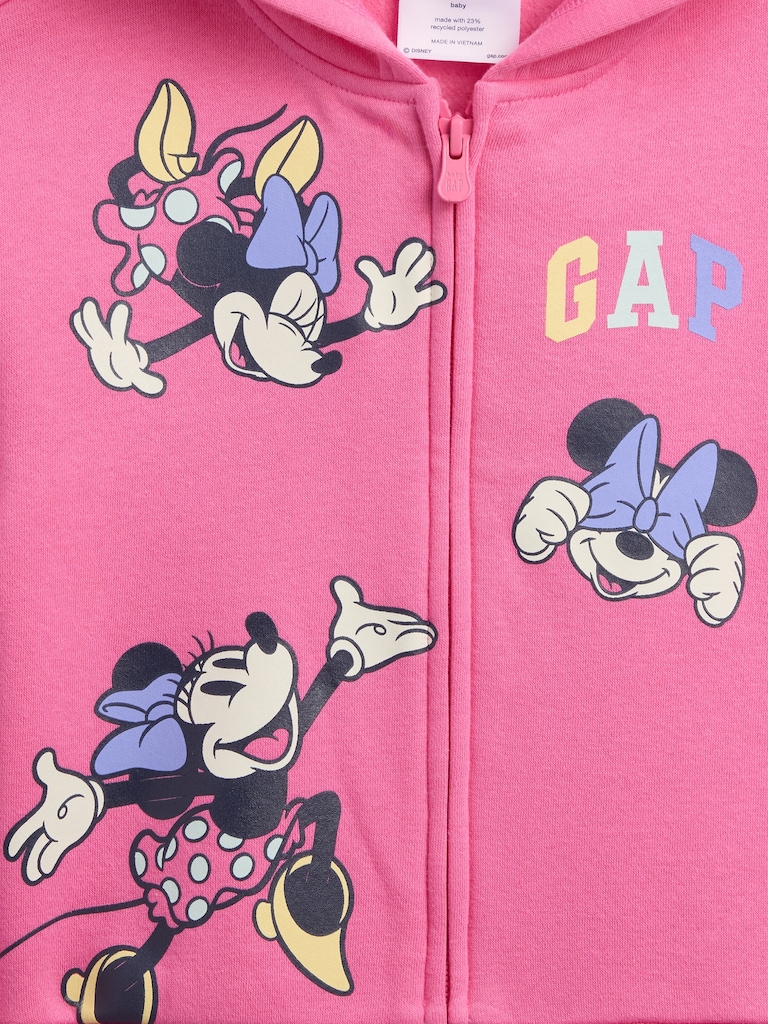 babyGap × Disney Minnie Mouse Relaxed Graphic Zip Hoodie