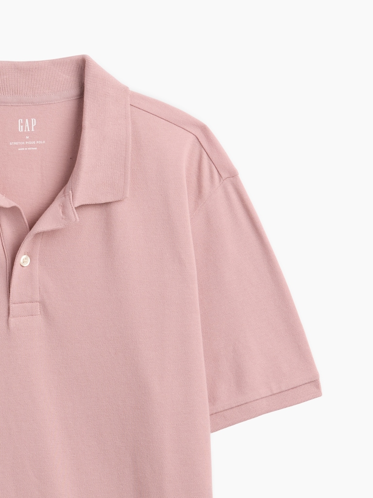 Stretch Pique Polo Shirt
