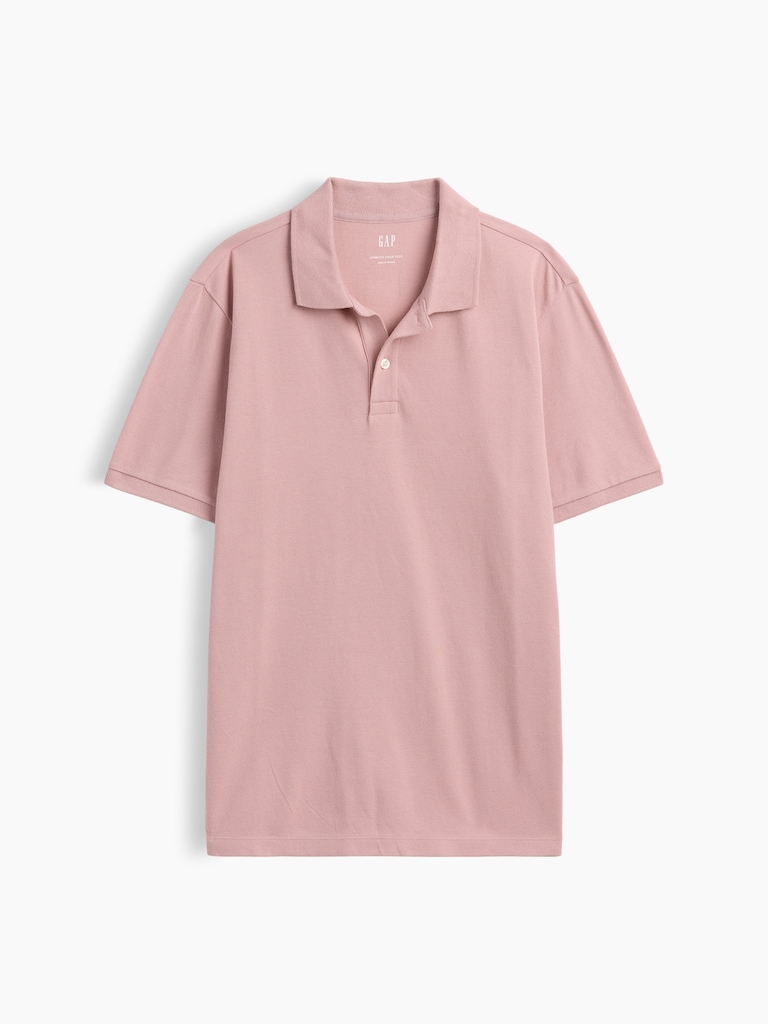 Stretch Pique Polo Shirt
