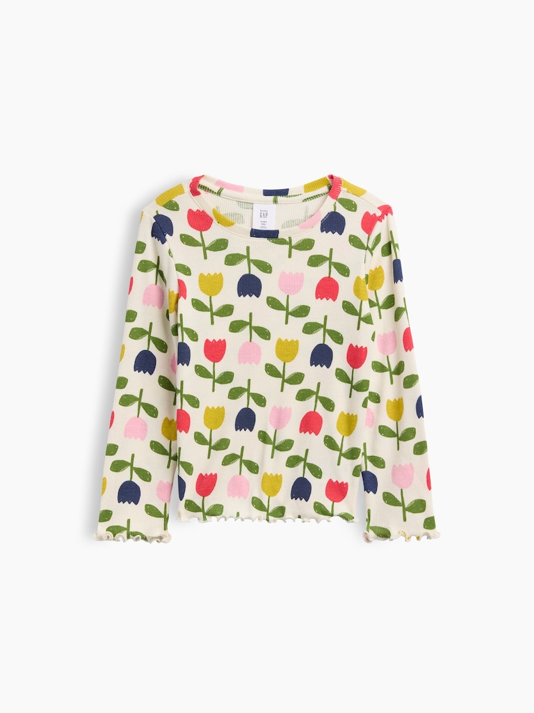 babyGap Ribbed Crewneck T-Shirt