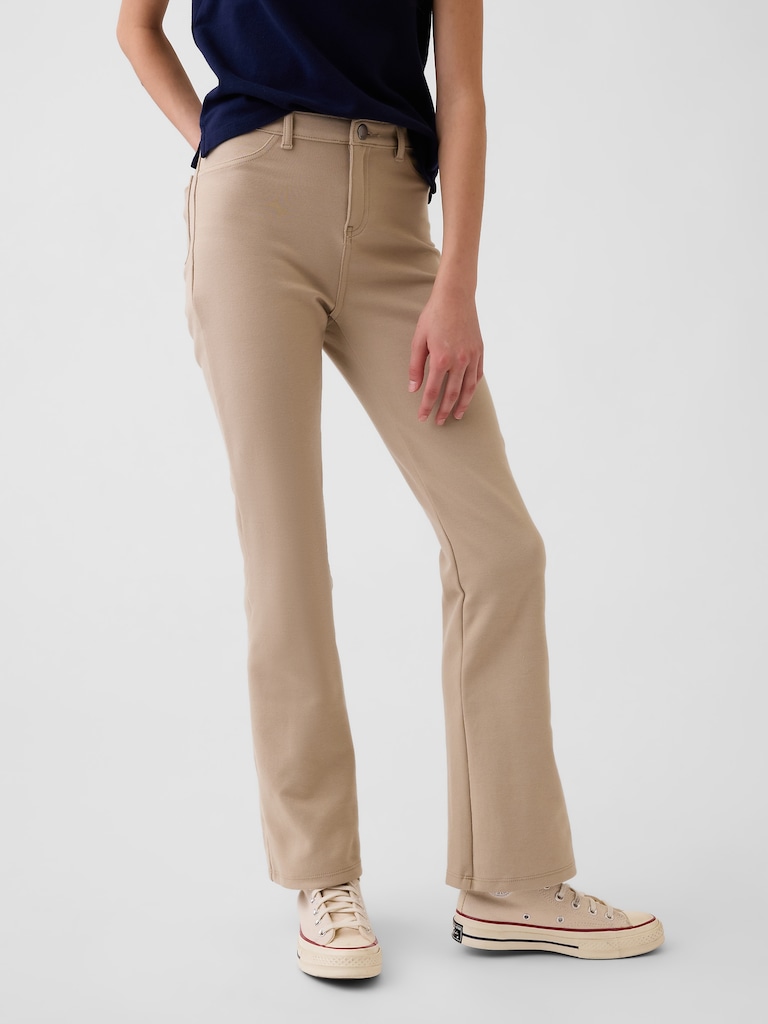 Kids Uniform Ponte Flare Pants