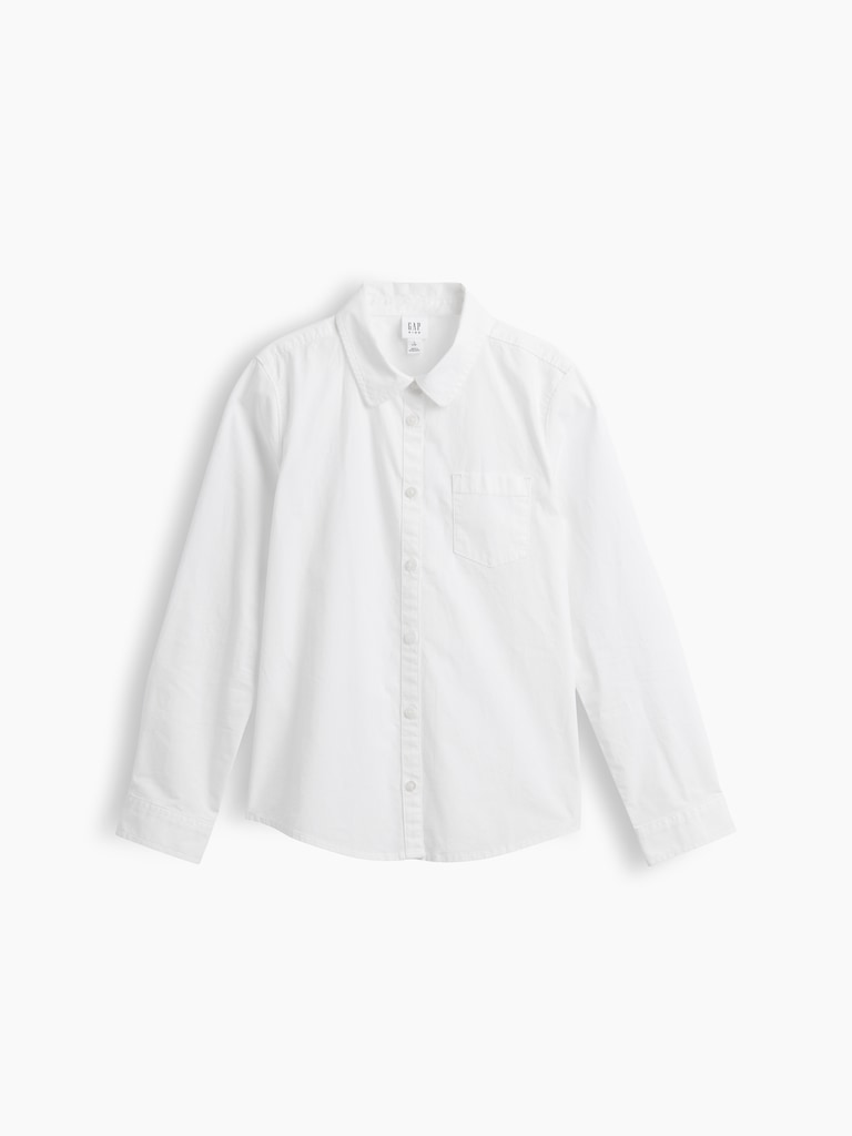 Kids Uniform Poplin Shirt