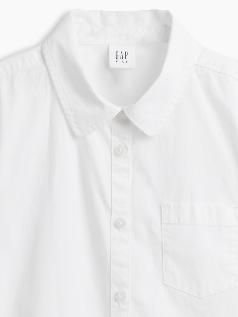 Kids Uniform Poplin Shirt