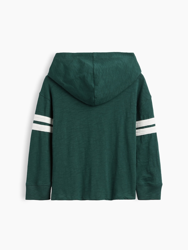 Baby & Toddler Organic Cotton Hooded T-Shirt