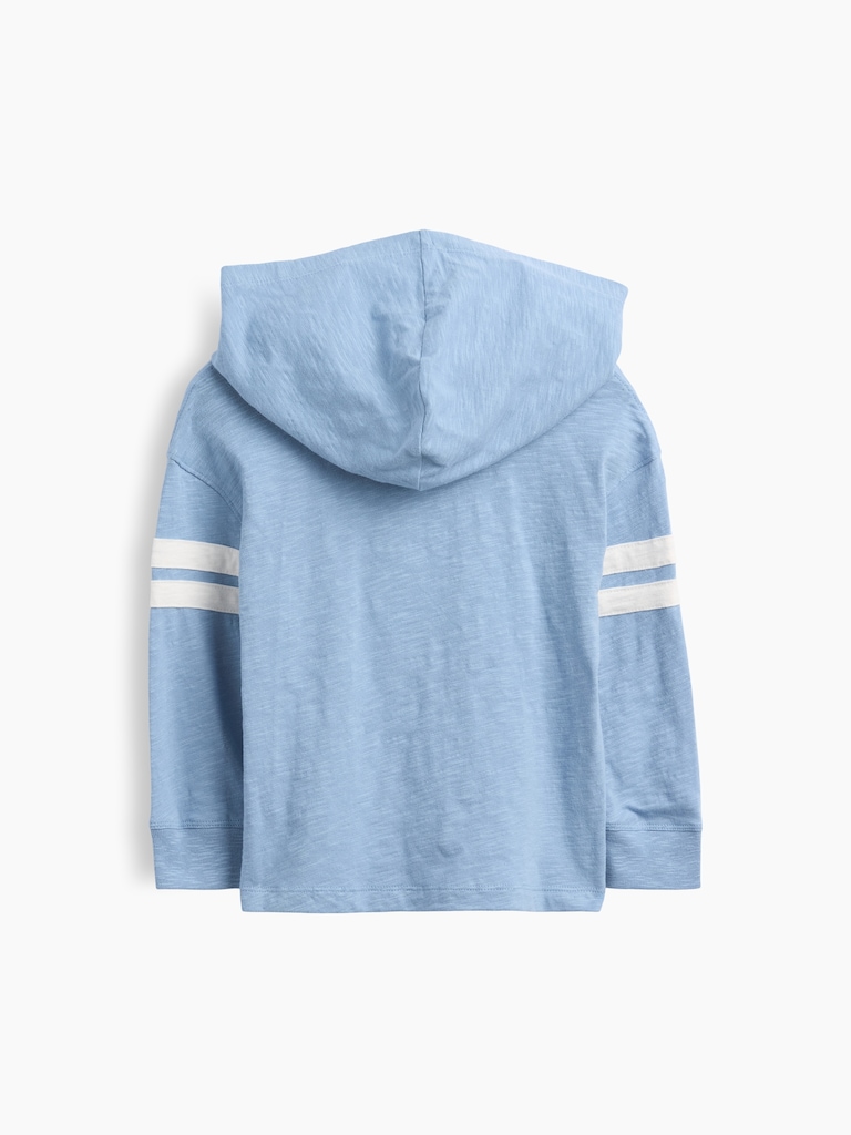 Baby & Toddler Organic Cotton Hooded T-Shirt