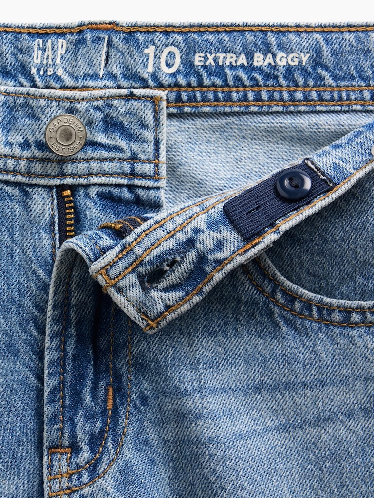 Kids Low Rise Extra Baggy Jeans