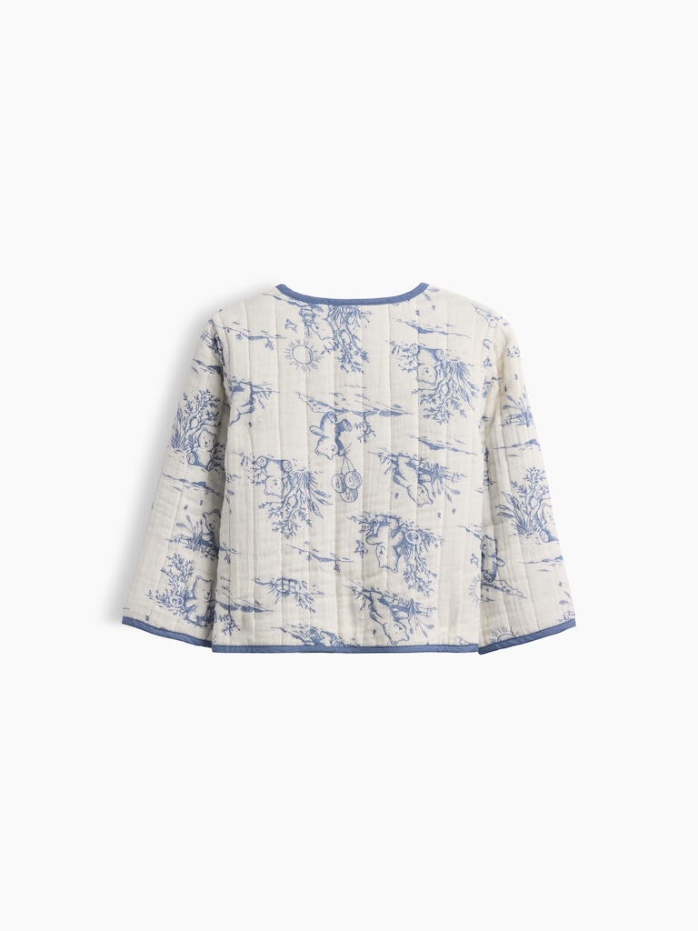Baby Quilted Gauze Reversible Jacket