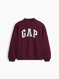 Kids VintageSoft Oversized Mockneck Logo Sweatshirt