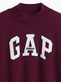 Kids VintageSoft Oversized Mockneck Logo Sweatshirt