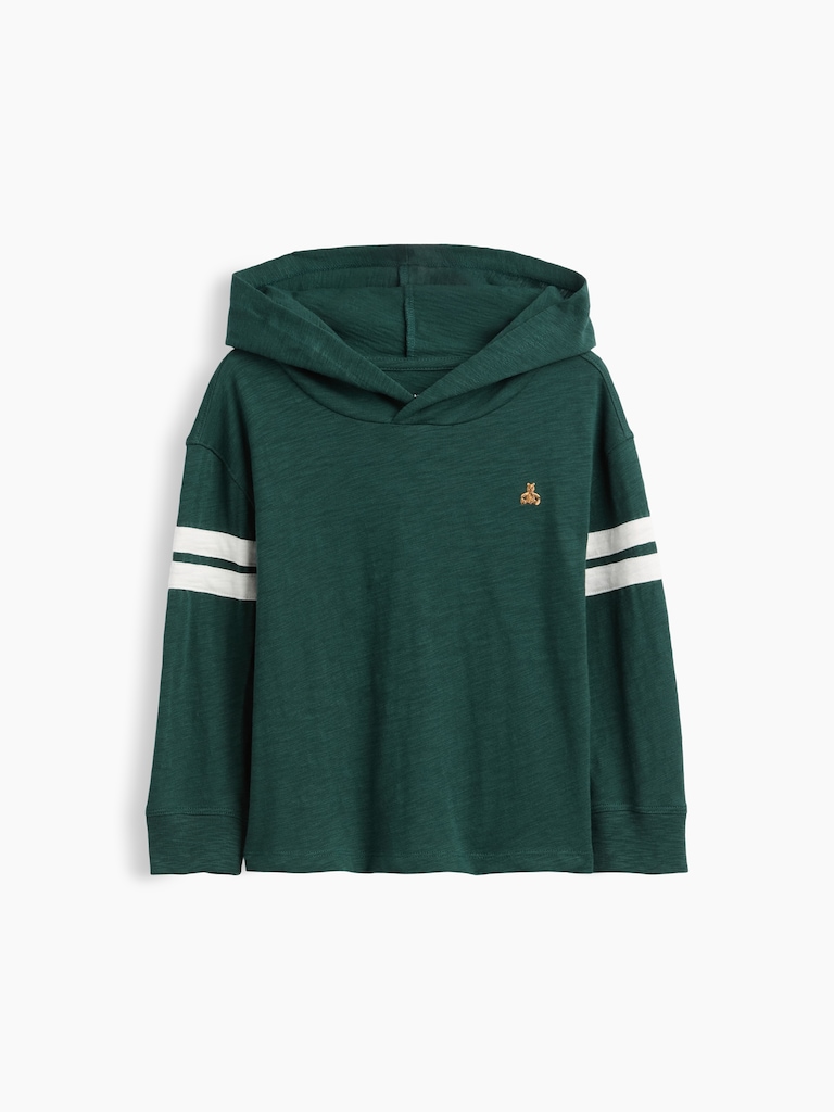 Baby & Toddler Organic Cotton Hooded T-Shirt