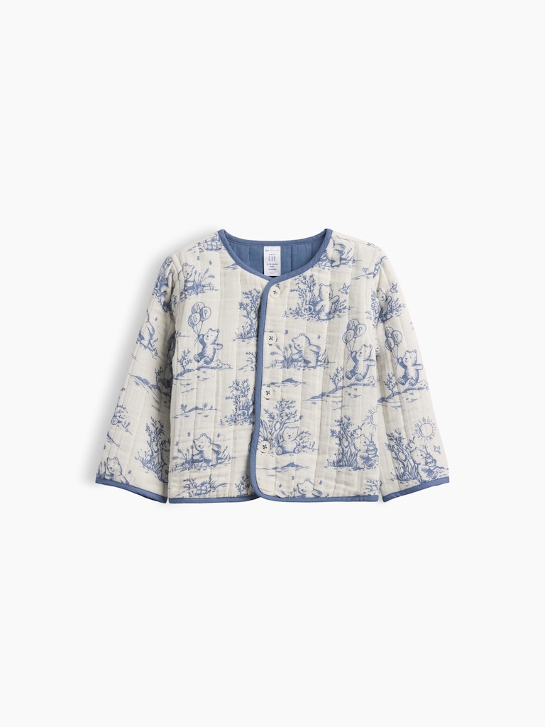 Baby Quilted Gauze Reversible Jacket