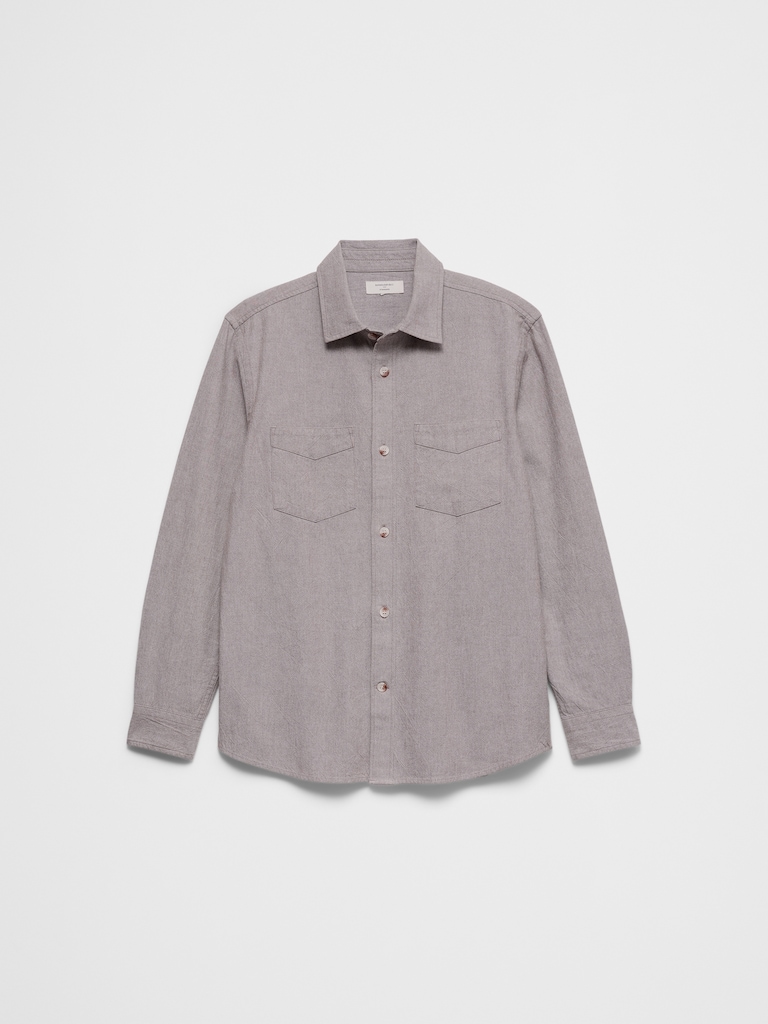 Standard-Fit Textured Shirt