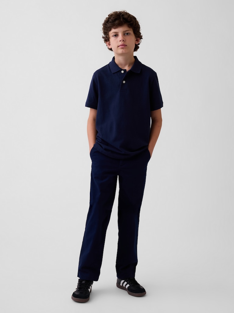 Kids Modern Uniform Loose Khakis