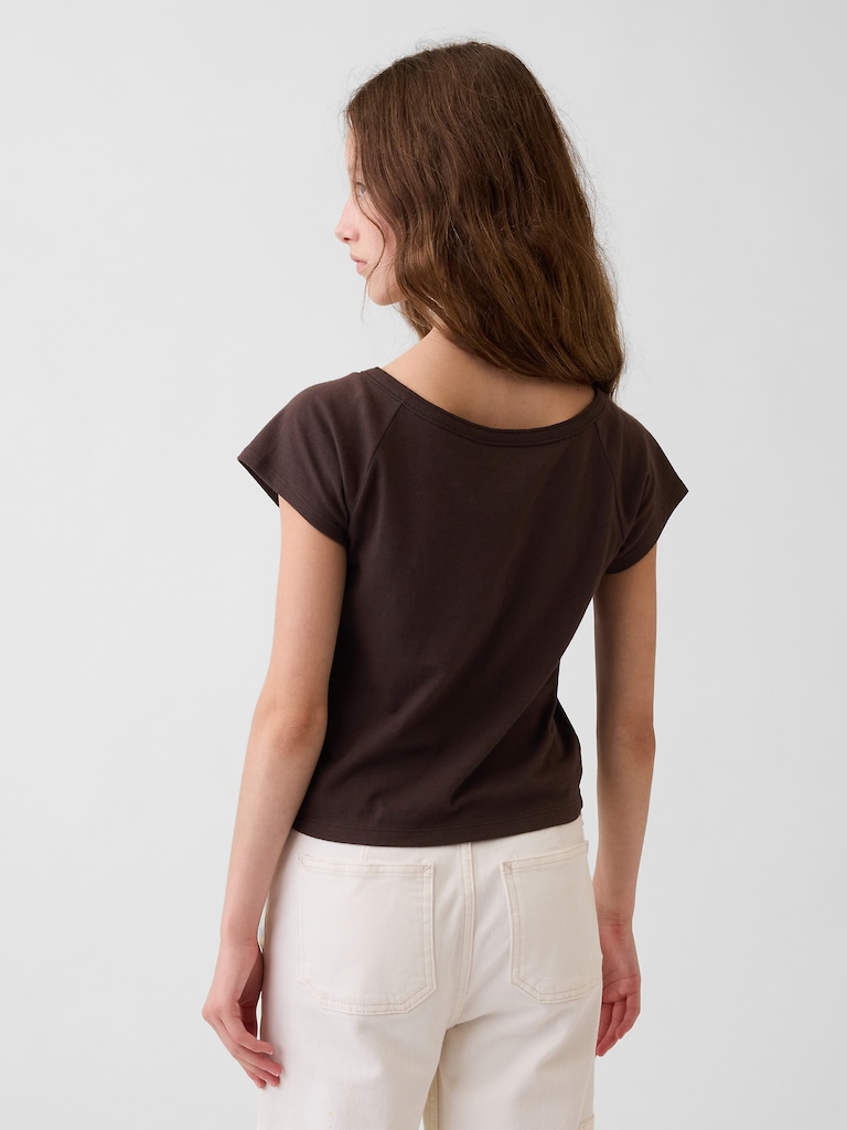 Kids Raglan Henley T-Shirt