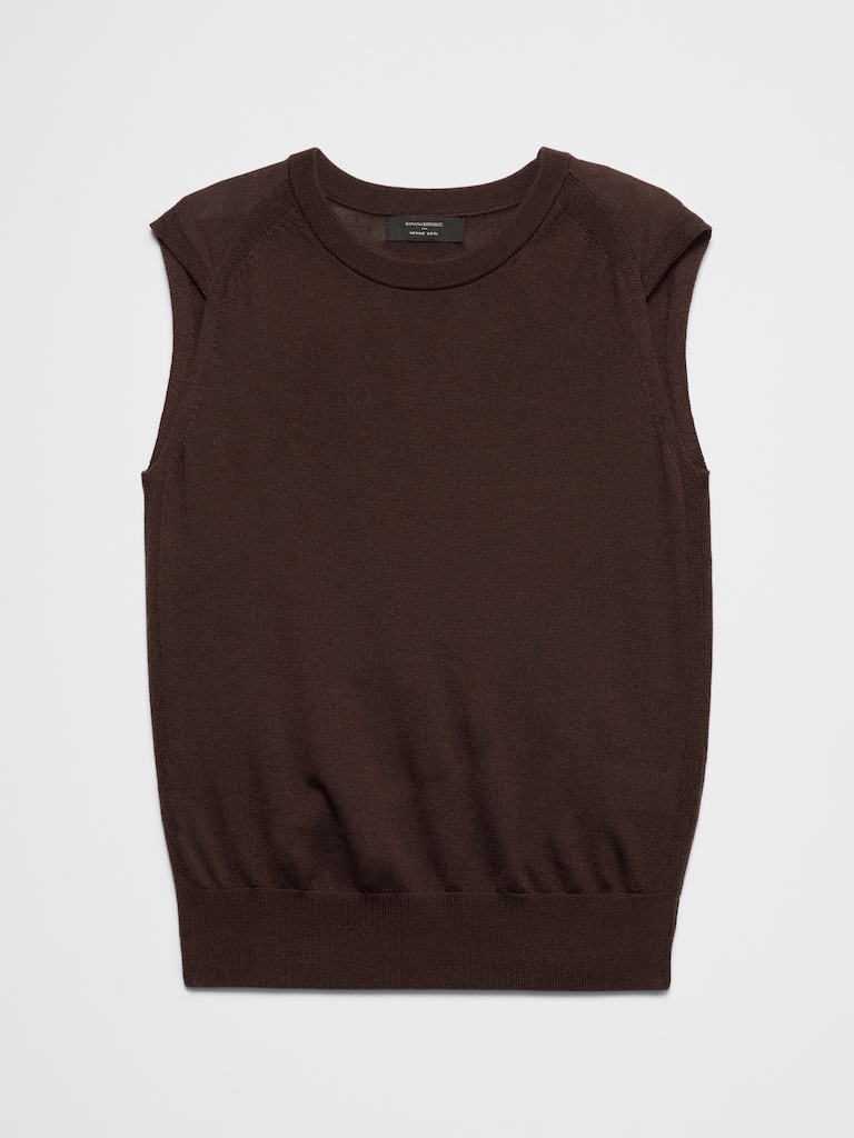 Merino Wool Shell Sweater