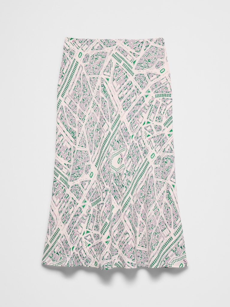 Midi Slip Skirt