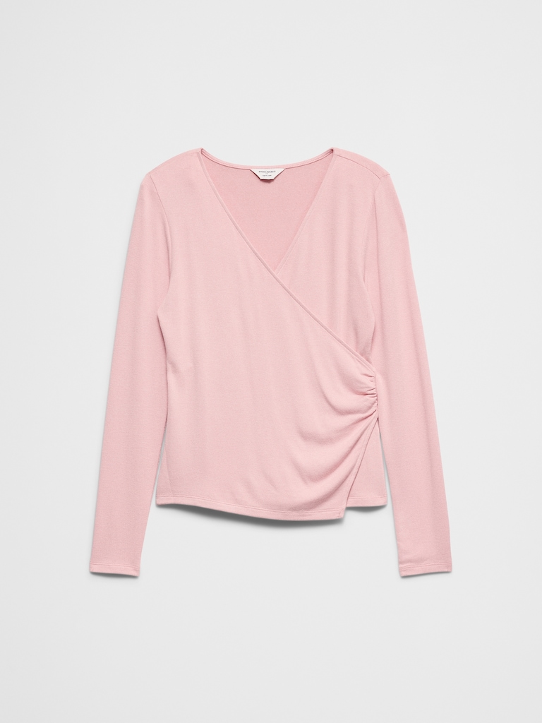 Soft Luxe Wrap Top