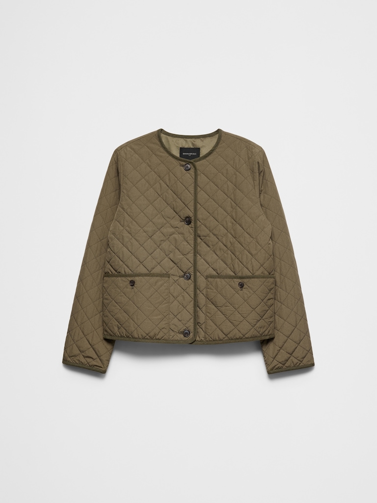 Quilted Cropped Jacket