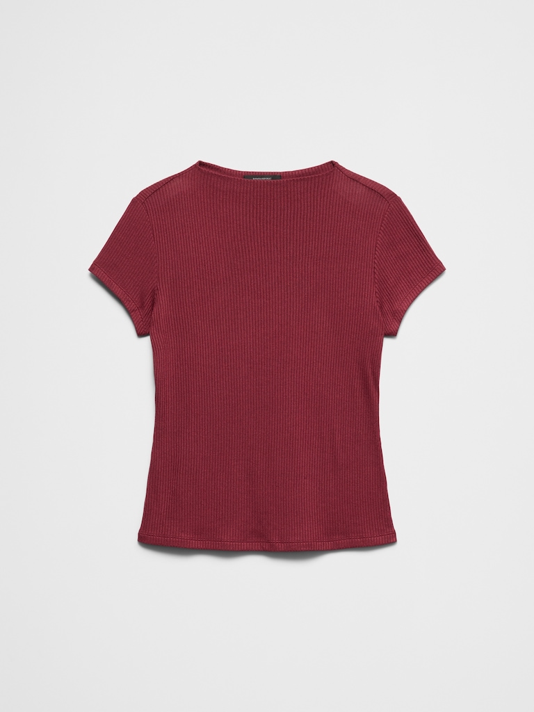 Soft Luxe Ribbed T-Shirt