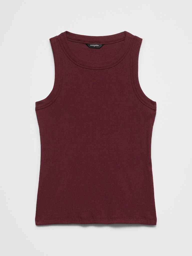 Ribbed Racer Tank