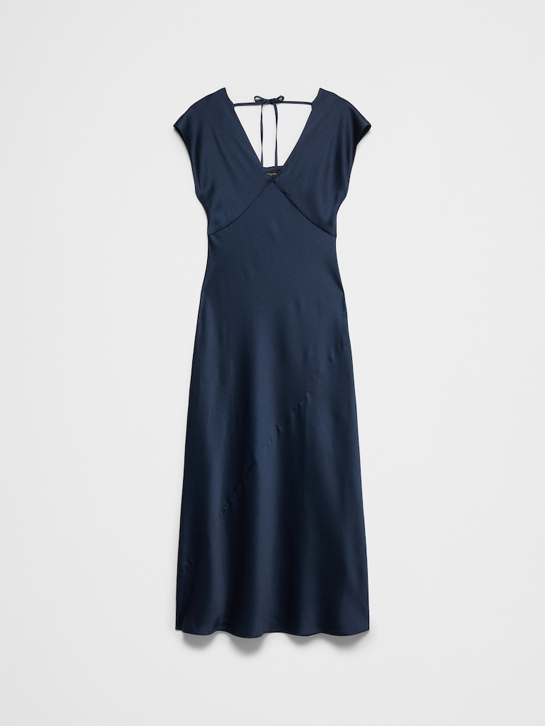 Flutter-Sleeve Maxi Dress