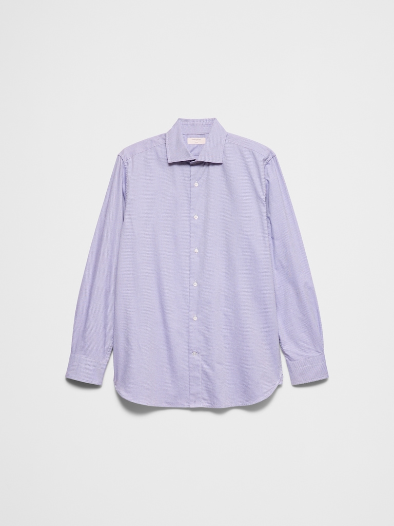 Slim-Fit Dobby Dress Shirt