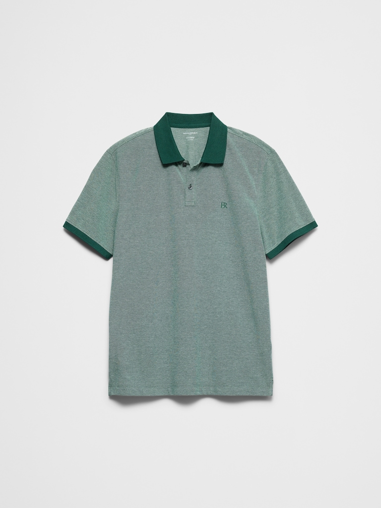Standard-Fit Pique Polo