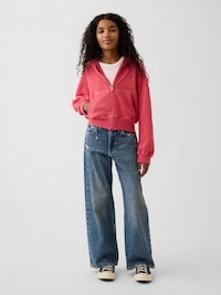Kids VintageSoft Terry Wedge Zip Hoodie