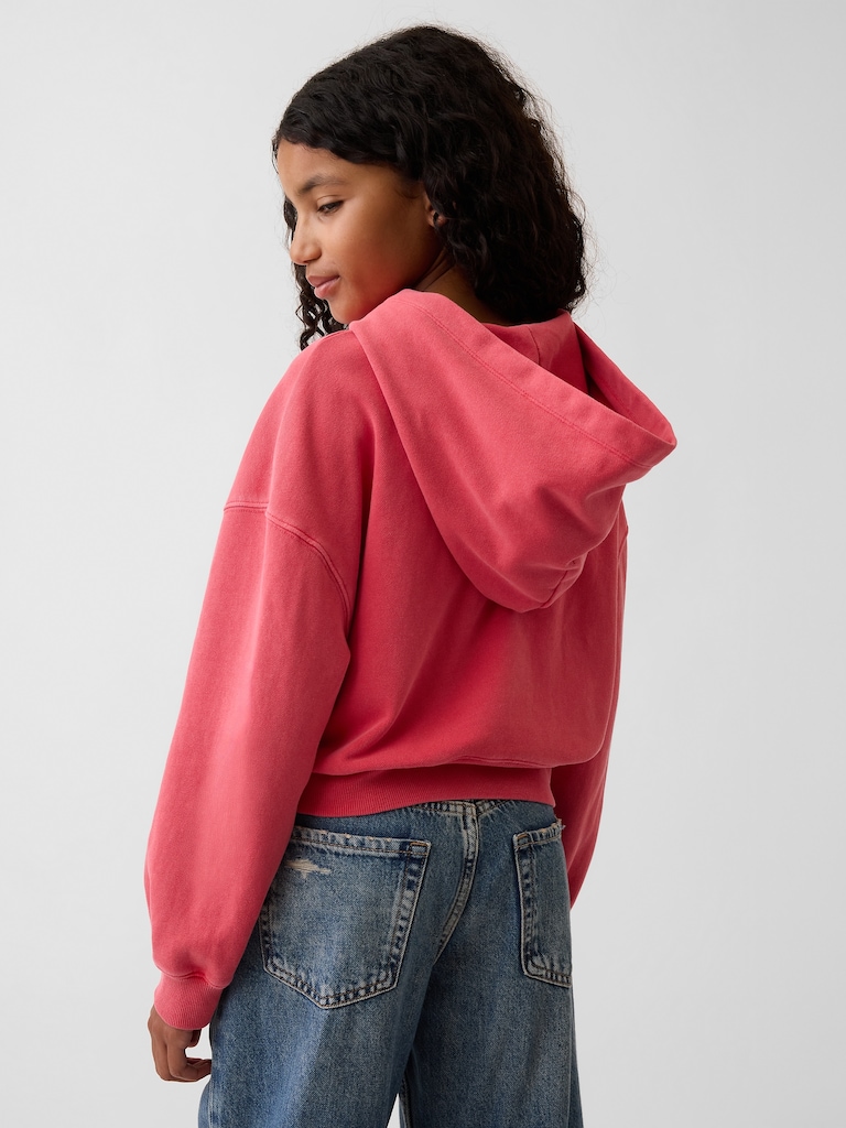 Kids VintageSoft Terry Wedge Zip Hoodie