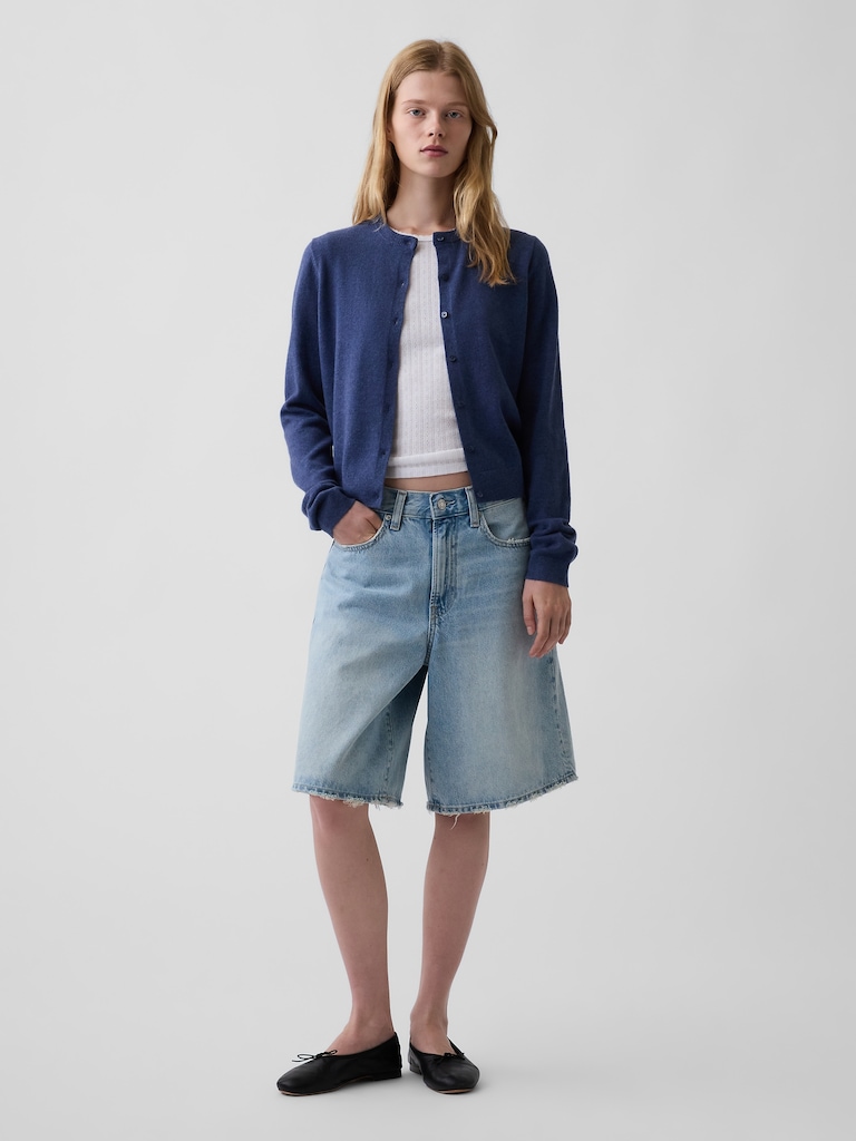 CashSoft Crop Cardigan