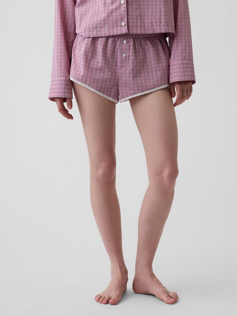 Poplin Bloomer PJ Shorts