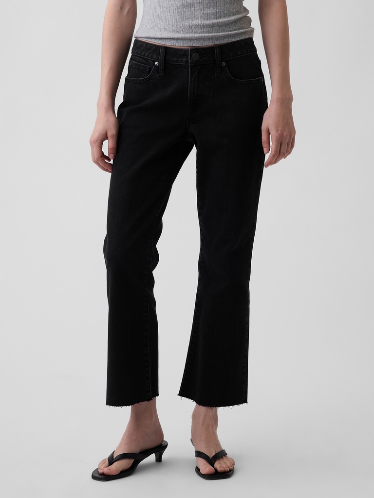 Low Rise Long & Lean Crop Jeans