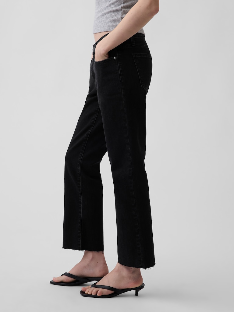 Low Rise Long & Lean Crop Jeans