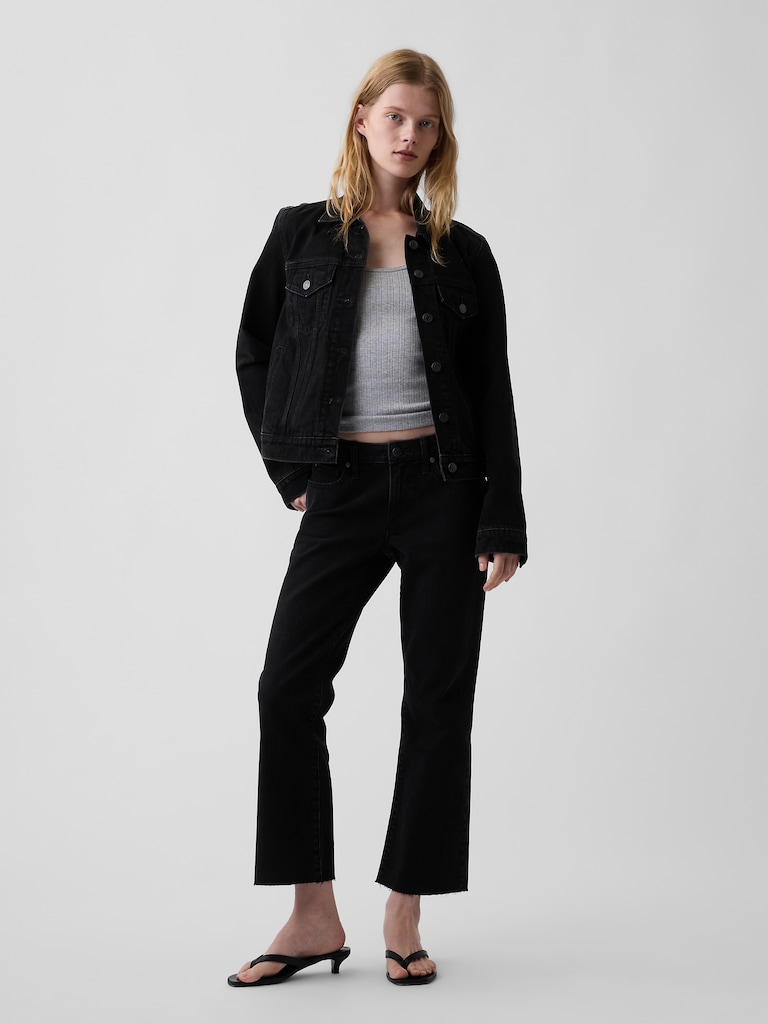 Low Rise Long & Lean Crop Jeans